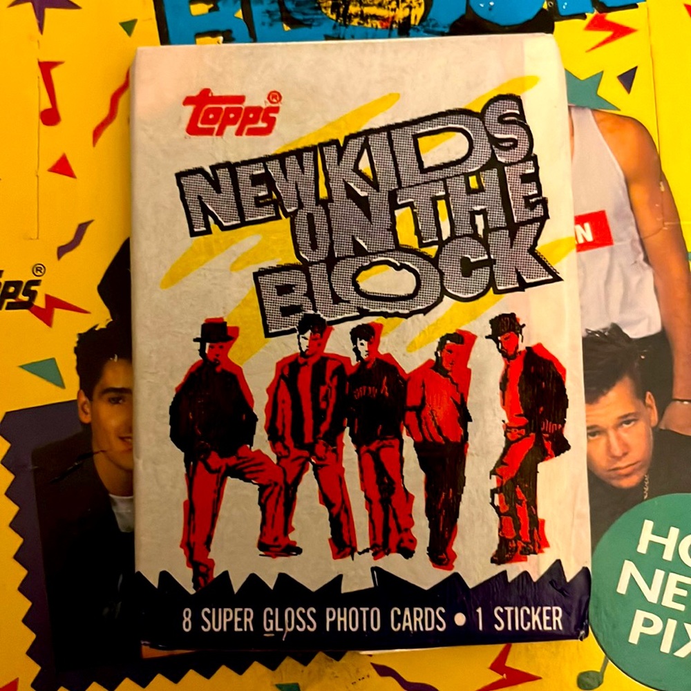 1989 New Kids on the Block Topps
Card pack